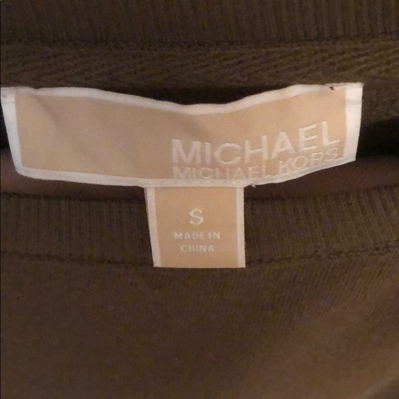 MK crewneck with snake print sleeves - Picture 2 of 2